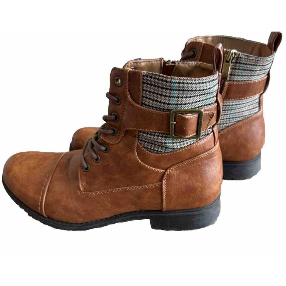 ARIDER Lace Up Bull 3 Lace Up Boots Men's 8.5 Women's 10 Brown Leather